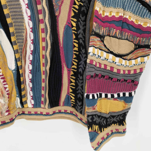 ツンドラ tundra カナダ製 3Dニット セーター メンズ import:L